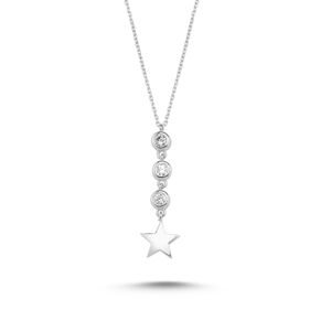 OLIVIE Strieborný náhrdelník STAR 1887 Ag 925; ≤3,20 g.
