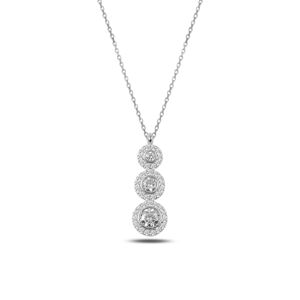 OLIVIE Strieborný náhrdelník so zirkónmi 2342 Ag 925; ≤2 g.