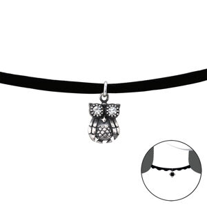 OLIVIE Choker náhrdelník SOVA 2489 Ag 925; ≤1 g.