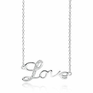 OLIVIE Strieborný náhrdelník LOVE 4080 Ag 925; ≤2,2 g.