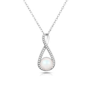 OLIVIE Strieborný náhrdelník PERLA 4115 Ag 925; ≤3,7 g.