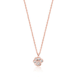 OLIVIE Strieborný náhrdelník ROSE TLAPKA 4203 Ag 925; ≤1,8 g.