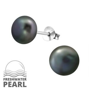 OLIVIE Strieborné náušnice s perlou TAHITI 4417 Ag 925; ≤1,5 g.