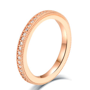 OLIVIE Strieborný prsteň ROSE AMAZING 4704 Veľkosť prsteňov: 7 (EU: 54-56) Ag 925; ≤2,4 g.