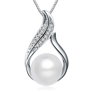 OLIVIE Strieborný náhrdelník SLADKOVODNÁ PERLA 5096 Ag 925; ≤2,6 g.