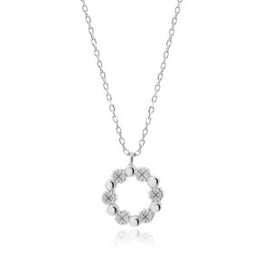 OLIVIE Strieborný náhrdelník KRUH 5202 Ag 925; ≤2,3 g.