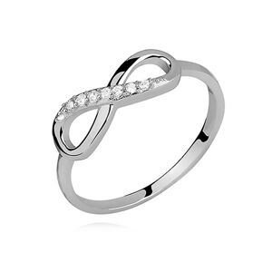 OLÍVIA Strieborný prsteň NEKONEČNO 5301 Veľkosť prsteňov: 8 (EÚ: 57 – 58) Ag 925; ≤1,1 g.