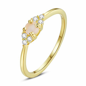 OLIVIE Strieborný prsteň GOLD 5366 Veľkosť prsteňov: 8 (EU: 57-58) Ag 925; ≤1,1 g.