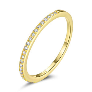 OLIVIE Strieborný prsteň GOLD 5367 Veľkosť prsteňov: 6 (EU: 51-53) Ag 925; ≤1 g.