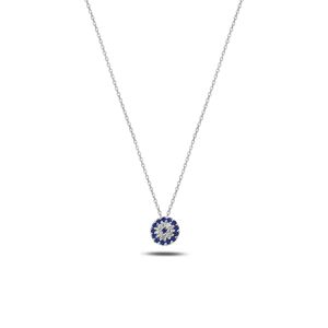 OLIVIE Strieborný náhrdelník MODRÉ OKO 5560 Ag 925; ≤1,5 g.