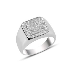 OLIVIE Pánsky strieborný prsteň 5709 Veľkosť prsteňov: 11 (EÚ: 65-67) Ag 925; ≤7,4 g.