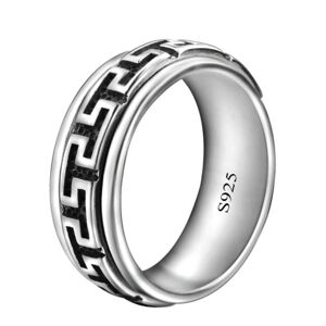 OLIVIE Stříbrný prsten OBRUČ S PÁSKEM 5883 Veľkosť prsteňov: 11 (EU: 65-67) Ag 925; ≤5,9 g.
