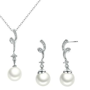 OLIVIE Strieborná perlová sada JUMEIRA 5955 Ag 925; ≤5,7 g.