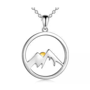 OLIVIE Strieborný náhrdelník MOUNTAIN 7190 Ag 925; ≤4,4 g.