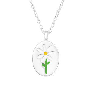 OLIVIE Strieborný kvetinový náhrdelník 7397 Ag 925; ≤1,5 g.