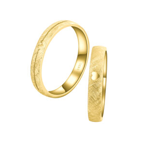 OLIVIE Snubný strieborný prsteň PULSE GOLD 7480 Veľkosť prsteňov: 8 (EÚ: 57 – 58), Pohlavie: Pánske Ag 925; ≤2,2 g.