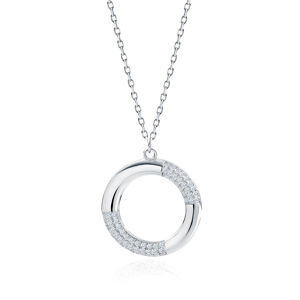 OLIVIE Strieborný náhrdelník KRUH 7511 Ag 925; ≤2,7 g.