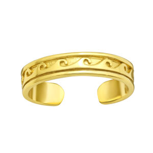OLIVIE Strieborný prsteň na nohu GOLD 7667 Ag 925; ≤1,1 g.