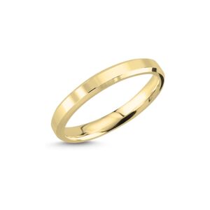OLIVIE Snubný strieborný plochý prsteň GOLD 7674 Veľkosť prsteňov: 6 (EÚ: 51 – 53) Ag 925; ≤2,3 g.