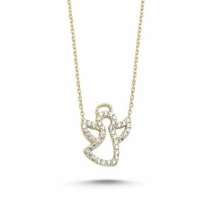 OLIVIE Strieborný náhrdelník ANJEL GOLD 7700 Ag 925; ≤2 g.