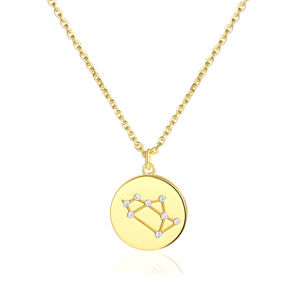 OLIVIE Strieborný náhrdelník STRELEC GOLD 8021 Ag 925; ≤4,8 g.