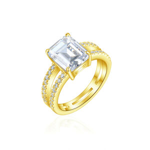 OLIVIE Strieborný prsteň VIVIEN GOLD 8448 Veľkosť prsteňov: 5 (EÚ: 49 – 50) Ag 925; ≤4,6 g.