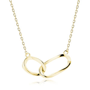OLIVIE  Strieborný náhrdelník REŤAZ GOLD 8459 Ag 925; ≤2 g.